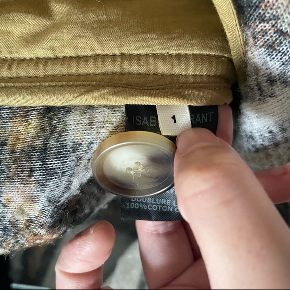 *SOLD* Isabel Marant Etoile Gabrion Coat Shacket - Picture 5 of 16